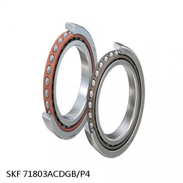 71803ACDGB/P4 SKF Super Precision,Super Precision Bearings,Super Precision Angular Contact,71800 Series,25 Degree Contact Angle