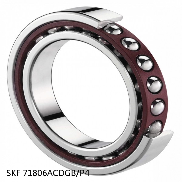 71806ACDGB/P4 SKF Super Precision,Super Precision Bearings,Super Precision Angular Contact,71800 Series,25 Degree Contact Angle