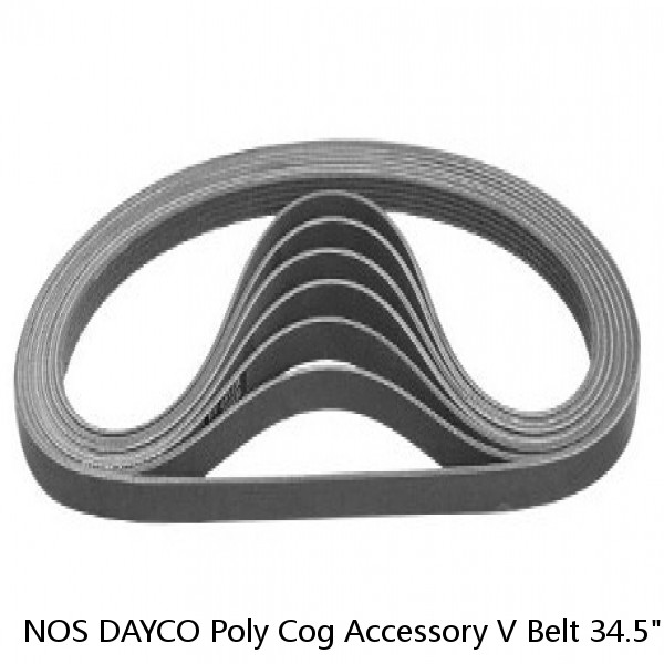 NOS DAYCO Poly Cog Accessory V Belt 34.5" 22345 15A0875 #1 small image