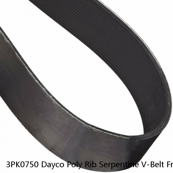 3PK0750 Dayco Poly Rib Serpentine V-Belt Free Shipping Free Returns Made In USA  #1 small image