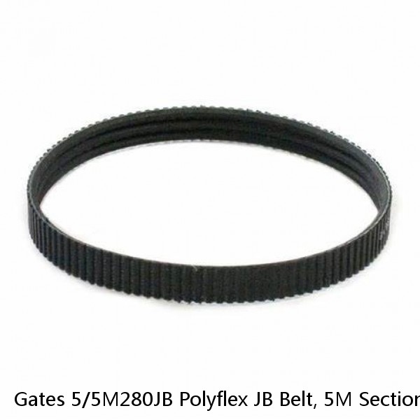 Gates 5/5M280JB Polyflex JB Belt, 5M Section, 15/16" Top Width, 11.02" Length #1 small image