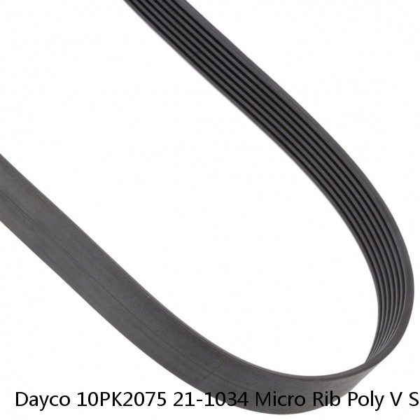 Dayco 10PK2075 21-1034 Micro Rib Poly V Serpentine Belt #1 image