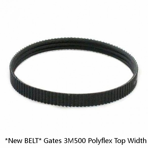 *New BELT* Gates 3M500 Polyflex Top Width 3mm, Length 500mm #1 image