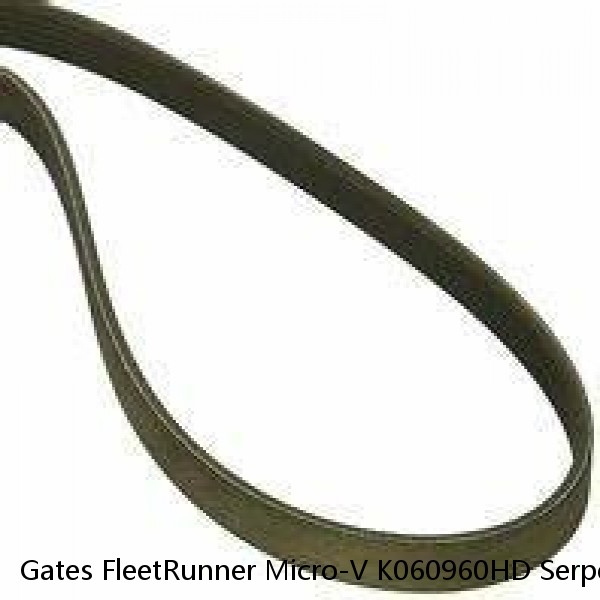 Gates FleetRunner Micro-V K060960HD Serpentine Belt for 10243938 12564763 qq #1 image