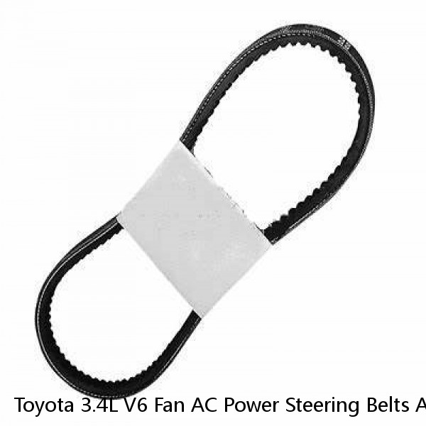 Toyota 3.4L V6 Fan AC Power Steering Belts ALL 3 OEM Tacoma 4Runner T100 Tundra (Fits: Toyota) #1 image